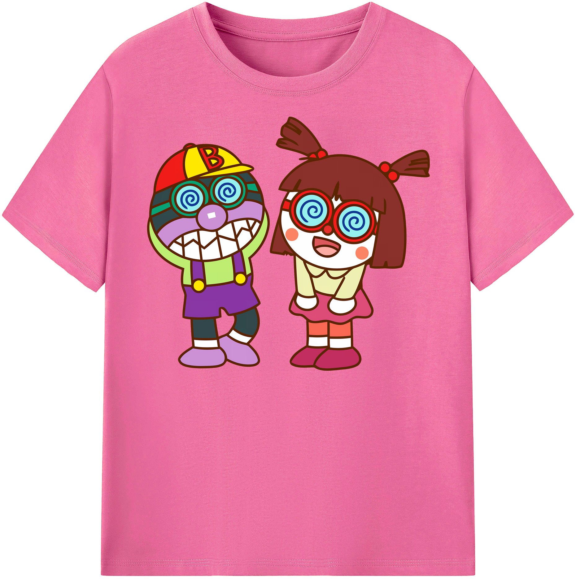 （画像用） アンパンマン Anpanman レディースカジュアルプリントTシャツ（綿100％）